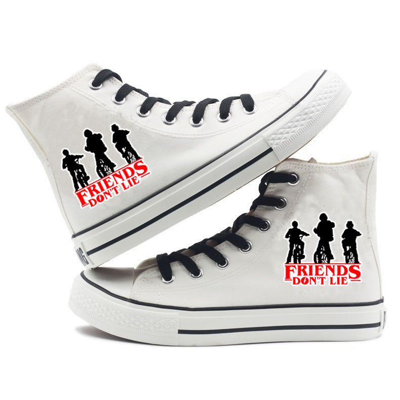 Stranger Things High-top Canvas Shoes