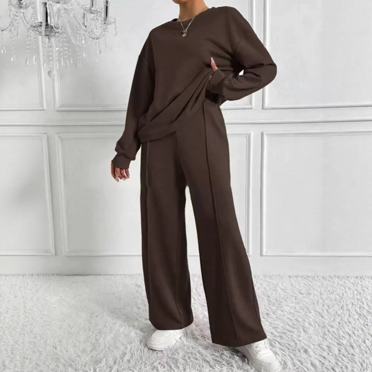 Long-sleeved Trousers Temperament Twinset