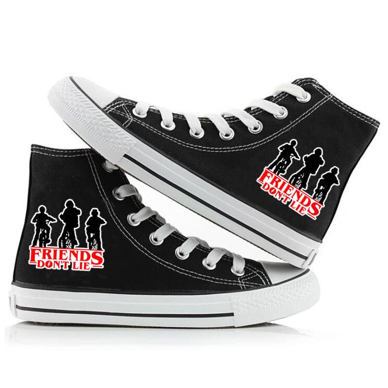 Stranger Things High-top Canvas Shoes