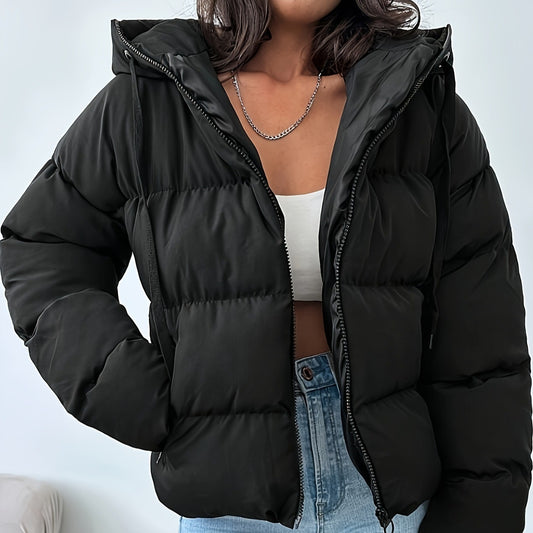 Oversized Warm Hooded Puffer Jacket